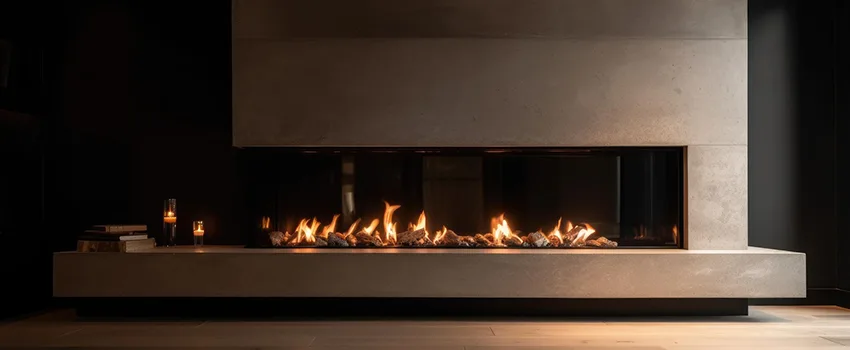 Gas Fireplace Ember Bed Design Services in Mira Loma, California