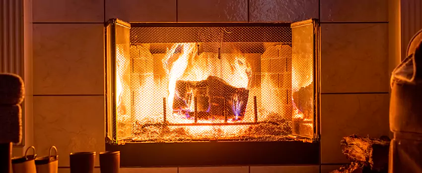 Mendota Hearth Landscape Fireplace Installation in Mira Loma, California