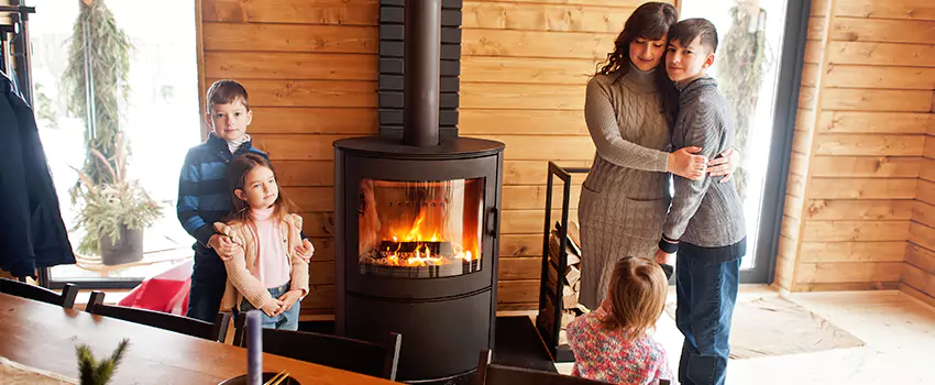 Morso Cast Iron Fireplace Insert Installation in Mira Loma, California