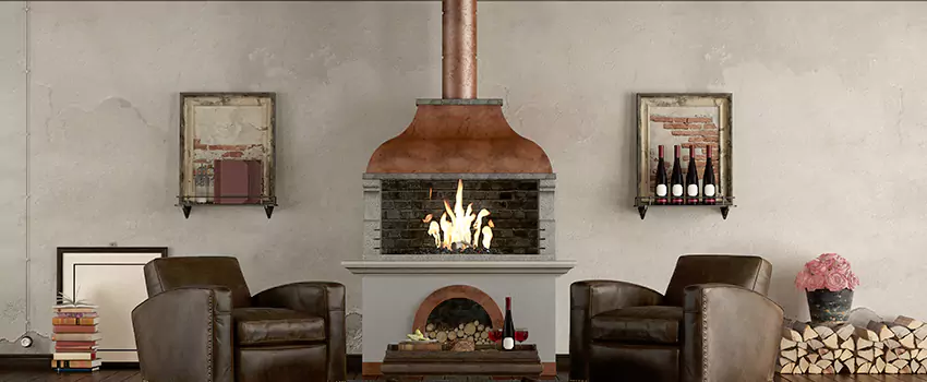 Thelin Hearth Products Providence Pellet Insert Fireplace Installation in Mira Loma, CA