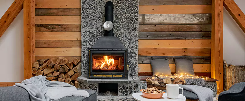 Thelin Hearth Products Direct Vent Gas Stove Fireplace Inspection in Mira Loma, California